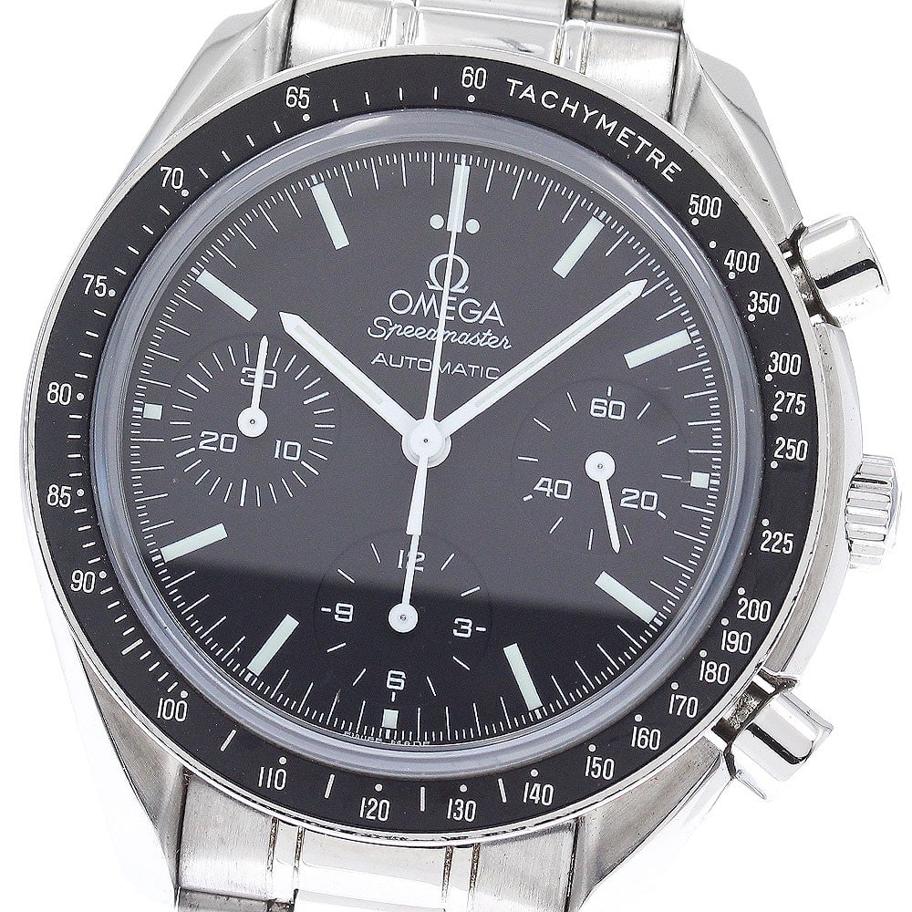 Omega Speedmaster Automatic Chronograph Men's Wristwatch 3539.50: Omega Speedmaster Automatic Chronograph Men's Wristwatch 3539.50 This is a pre-owned OMEGA Speedmaster Chronograph Automatic wristwatch designed for men. It features Swiss craftsmanship and delivers t