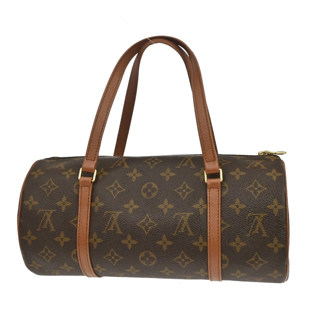 Louis Vuitton Papillon Monogram Canvas Handbag: Louis Vuitton Papillon Monogram Canvas Handbag This Louis Vuitton Papillon handbag features the iconic monogram canvas in brown, designed for women. The bag is crafted from durable canvas and has visi