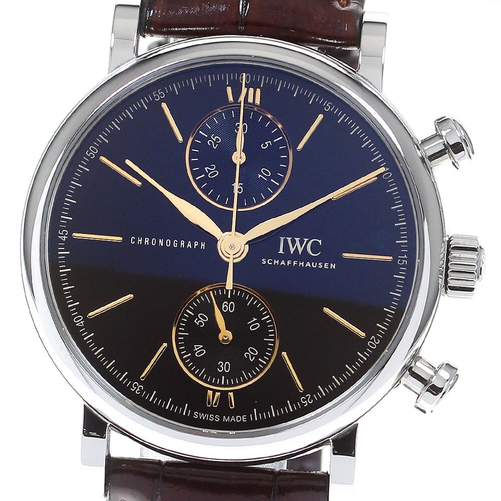 IWC Schaffhausen Portofino Chronograph 39 Unisex Automatic Wristwatch IW391404 (1 of 6)
