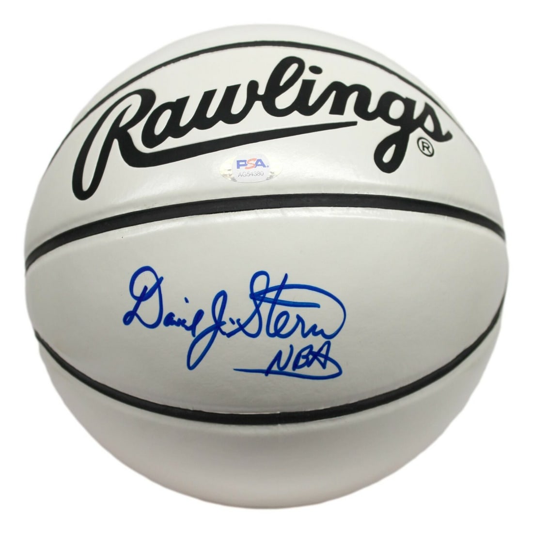 Rawlings Basketball Signed by David Stern With PSA/DNA Authentication: Rawlings Basketball Signed by David Stern With PSA/DNA Authentication This Rawlings basketball is signed by David Stern, the former NBA Commissioner. The autograph has been authenticated by PSA/DNA. T