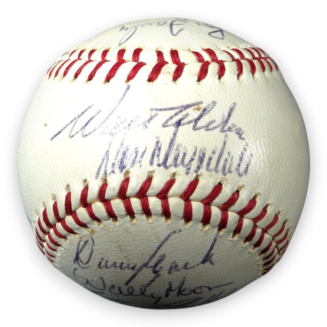 1965 Dodgers Team Signed Baseball JSA Authenticated Alston Drysdale +11 (1 of 7)