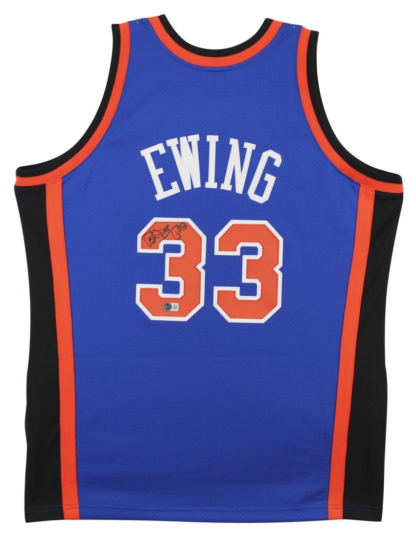 Patrick Ewing autographed Knicks Mitchell Ness 1998 99 jersey BAS (1 of 5)