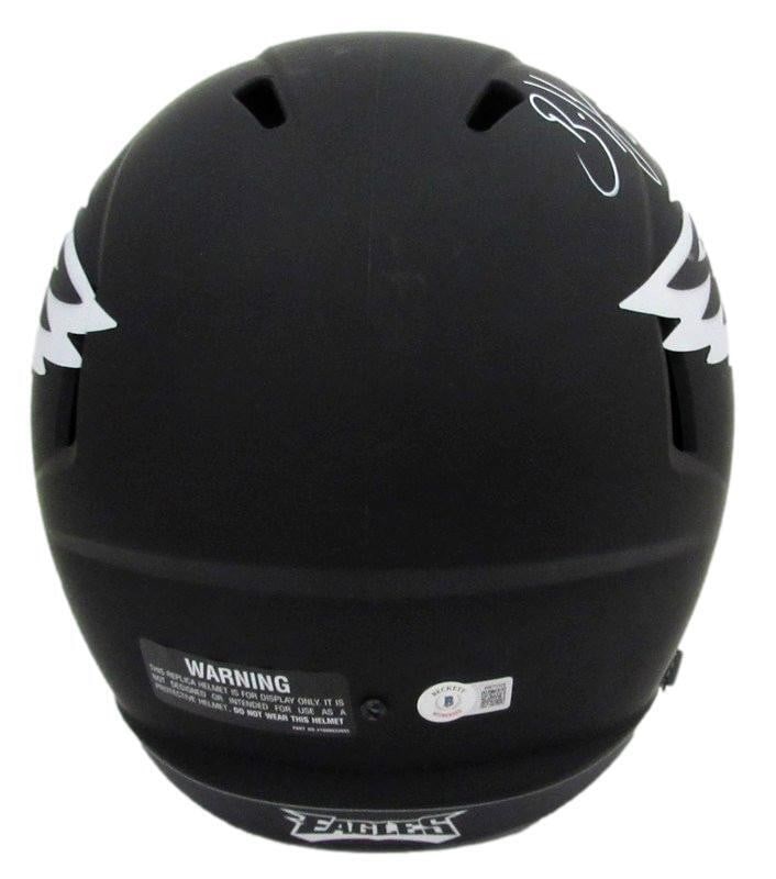 Brian Dawkins Signed Full Size Lunar Eclipse Helmet Eagles BAS Authentic - 4