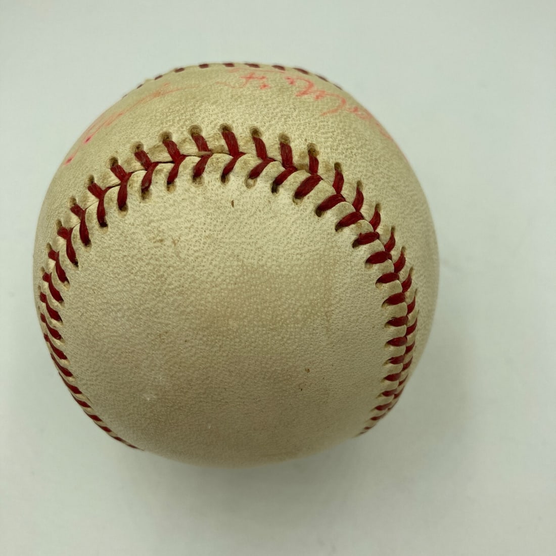 Fred Mitchell Signed Baseball First Red Sox Game JSA Authenticated - 5