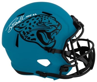 Tony Boselli Jaguars Riddell full size speed replica helmet HOF 22 signed (1 of 2)