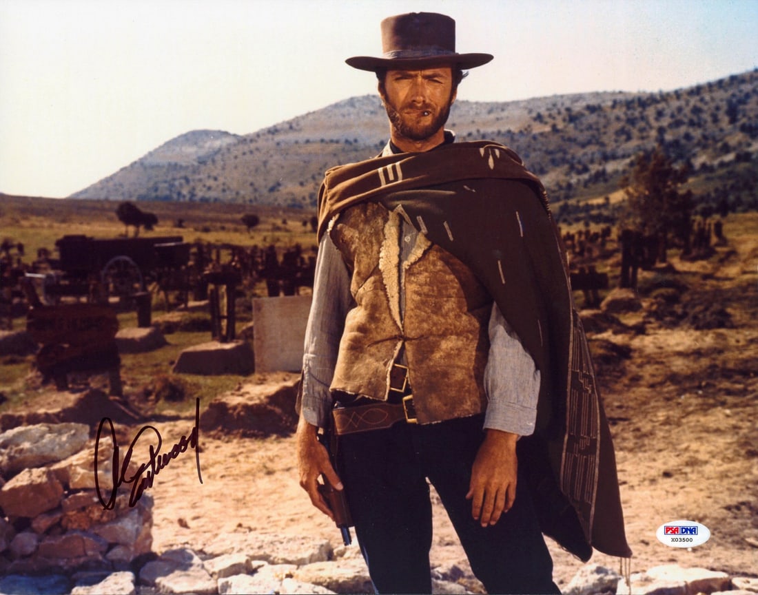 Clint Eastwood signed 11x14 horizontal photo PSA DNA (1 of 2)