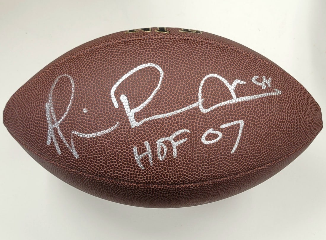 Michael Irvin #88 Autographed NFL Football HOF 07 Beckett BAS (1 of 3)