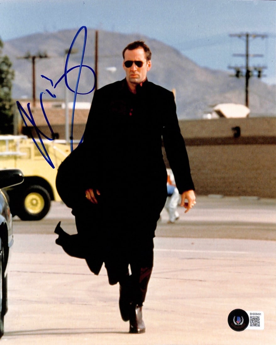 Nicolas Cage Autographed Face Off 8x10 Photo Beckett Authenticated (1 of 1)