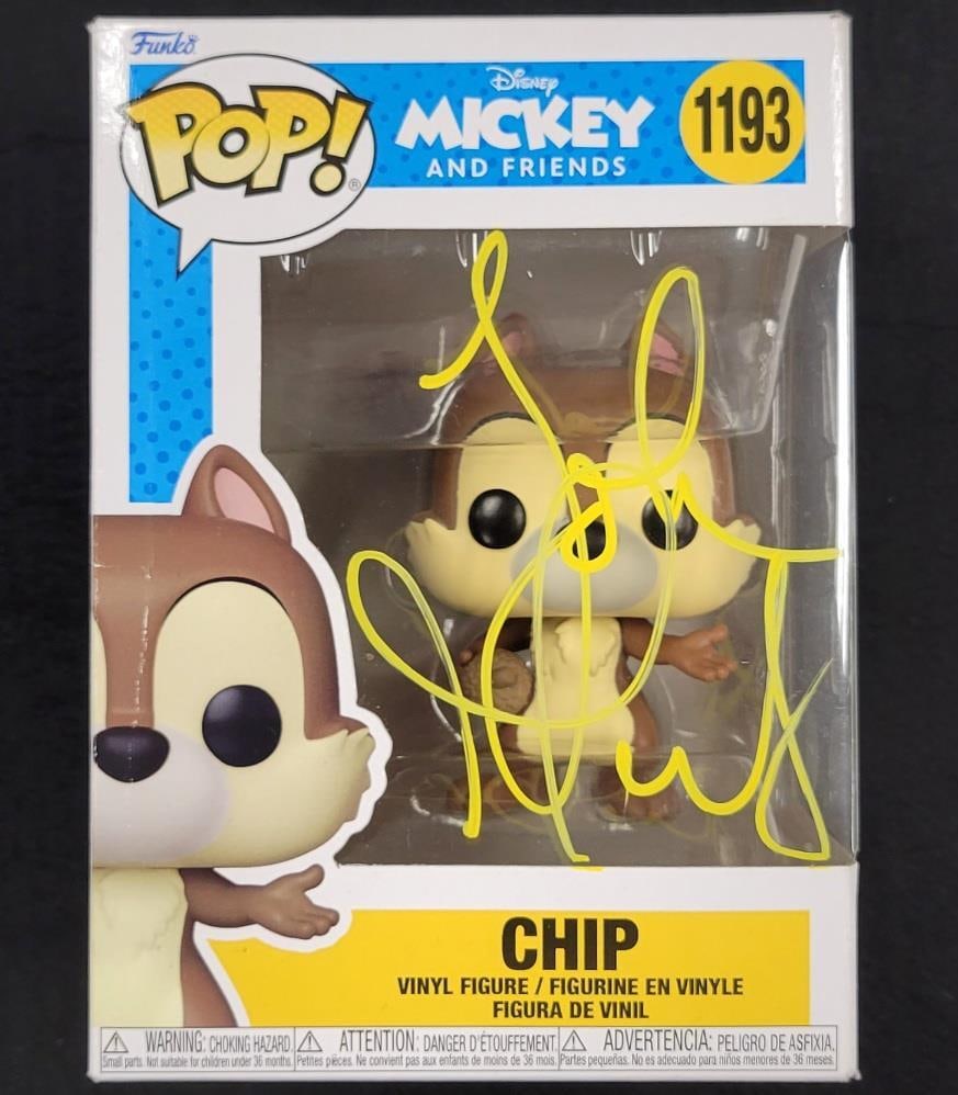 John Mulaney Autographed Disney Chip Funko Pop Figure Beckett Authenticated: John Mulaney Autographed Disney Chip Funko Pop Figure Beckett Authenticated This original Disney Chip Funko Pop! figure features the signature of John Mulaney, known for his role in the animated serie