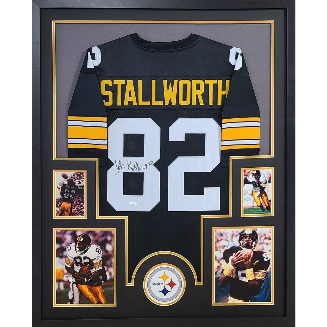 John Stallworth Signed Framed Jersey JSA Authentic Pittsburgh Steelers (1 of 3)