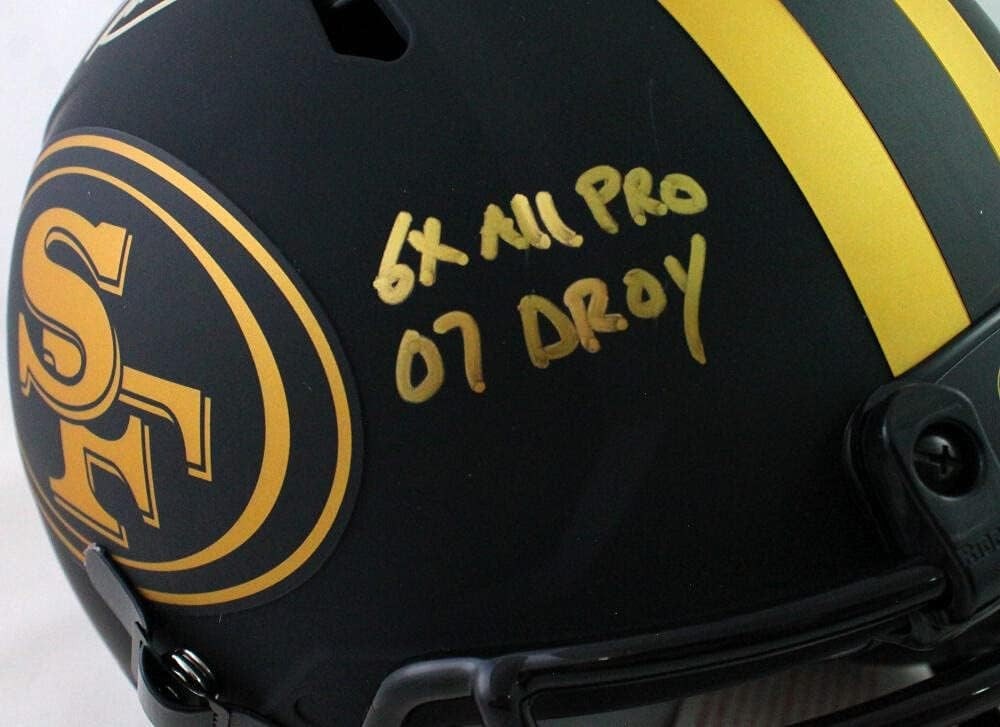 Patrick Willis Signed 49ers Eclipse Authentic Full Size Helmet Beckett Authenticated - 9