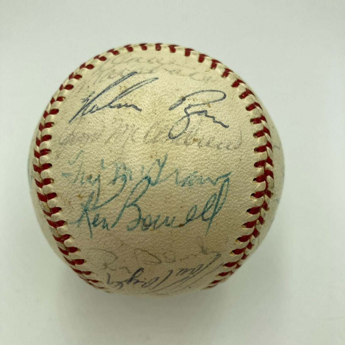 1970 New York Mets Team Signed Baseball Nolan Ryan Tom Seaver JSA COA (1 of 9)
