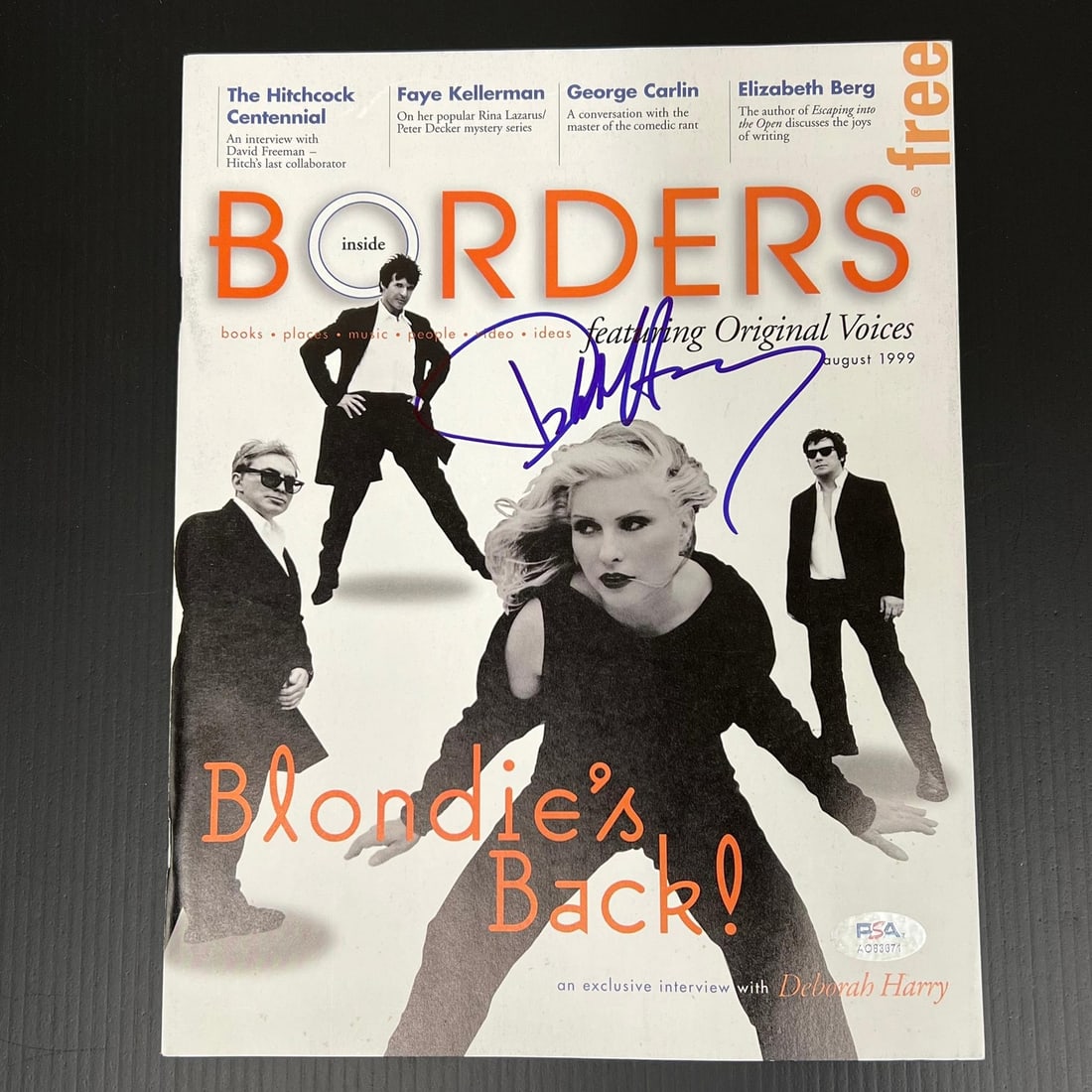 Deborah Harry Autographed Magazine PSA Authenticated Blondie: Deborah Harry Autographed Magazine PSA Authenticated Blondie This listing features a magazine autographed by Deborah Harry, the iconic lead singer of Blondie. The signature has been authenticated by P