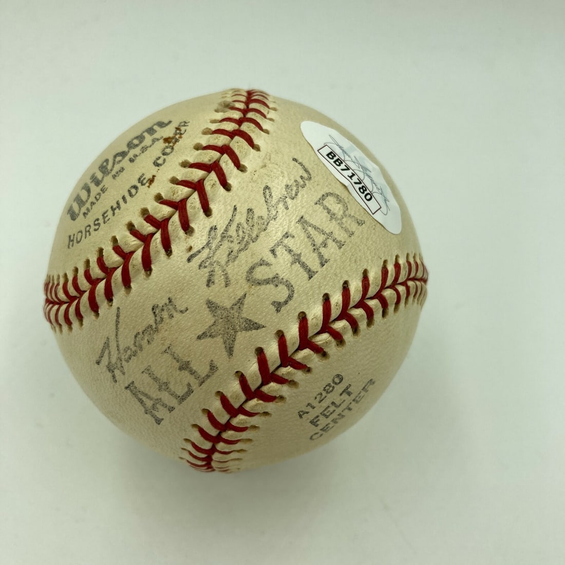 1950s Bob Allison Autographed Baseball Authenticated by JSA - 2