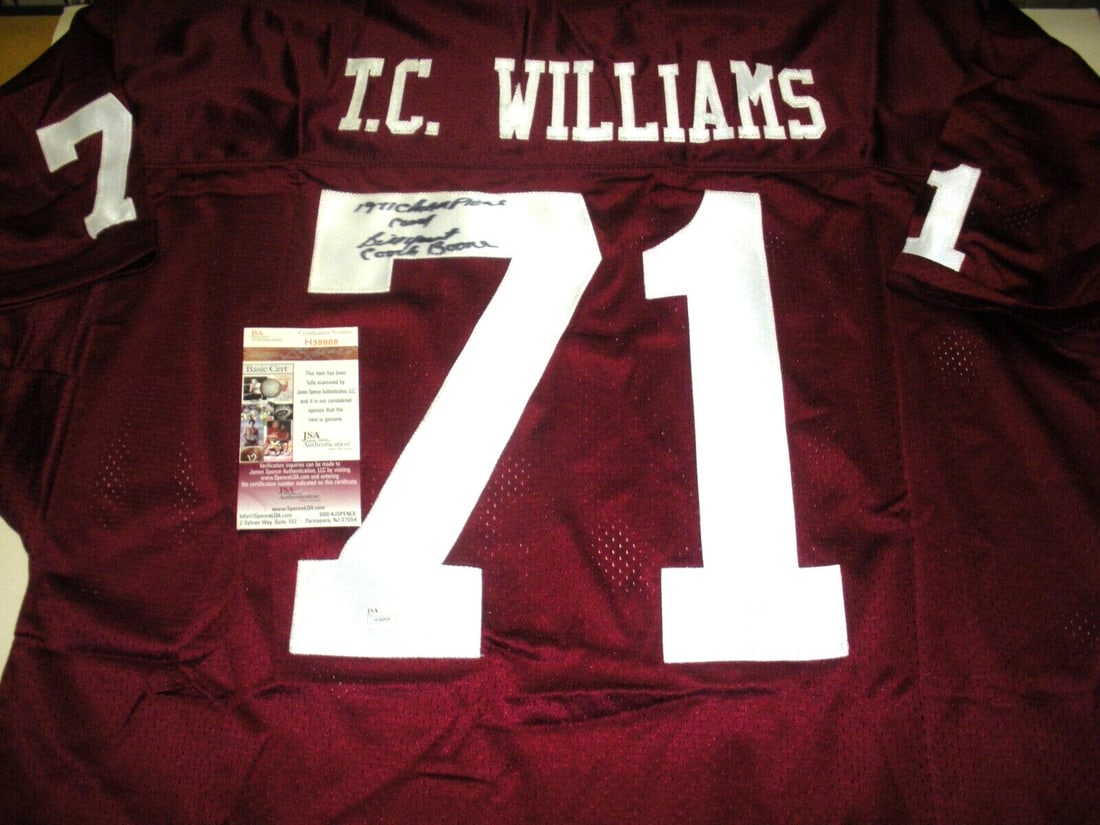 Signed Remember the Titans Jersey Boone and Yoast 1971 Champs JSA COA (1 of 4)