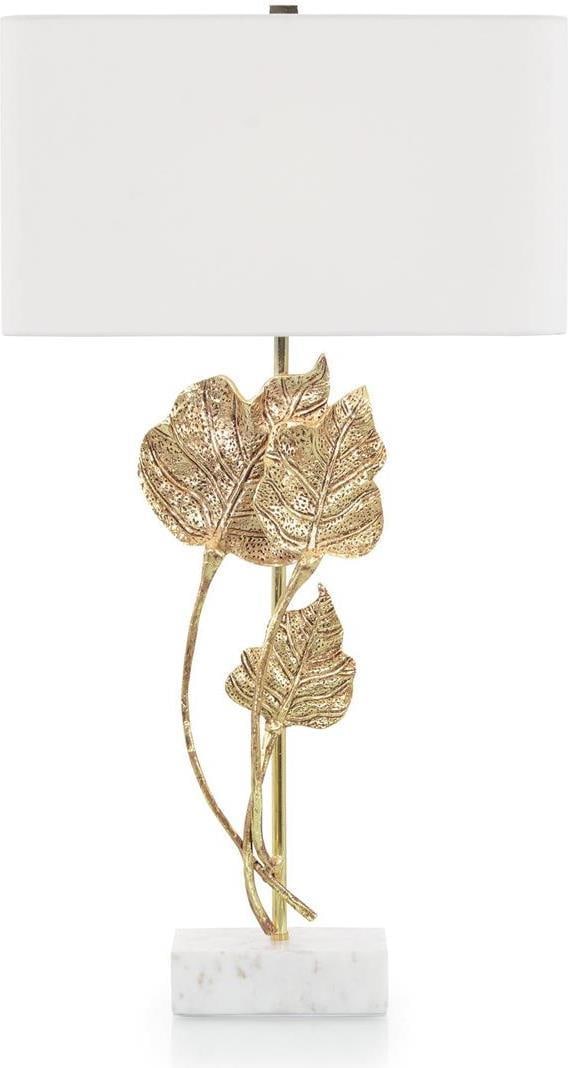 John-Richard Antique Style Gold Table Lamp with Marble Base (1 of 1)