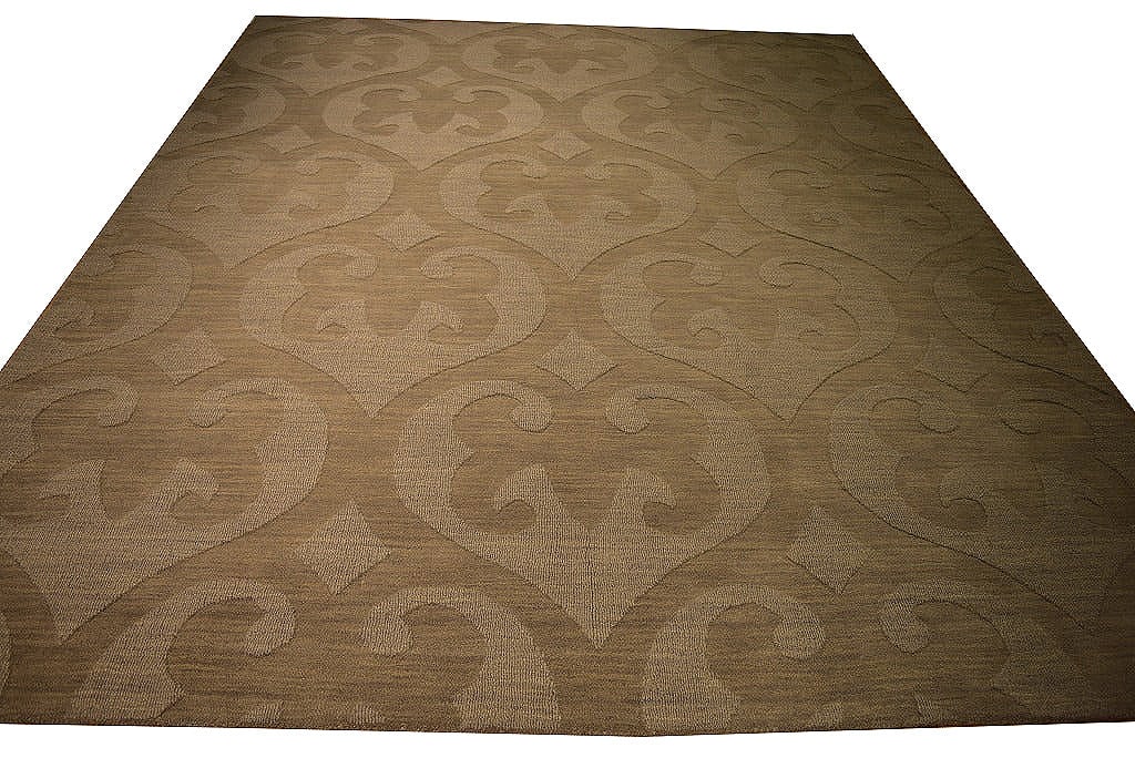 8 x 11 Brown Hand-Tufted Contemporary Area Rug from Persian Artisans (1 of 5)