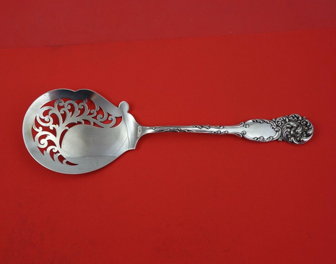 Reed & Barton La Reine Sterling Silver Tomato Server 8.5" Monogrammed (1 of 2)