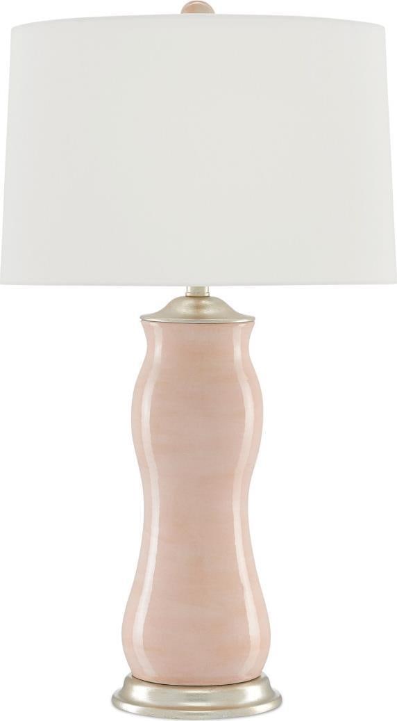 Currey Ondine Blush Terracotta Table Lamp Transitional Style (1 of 4)