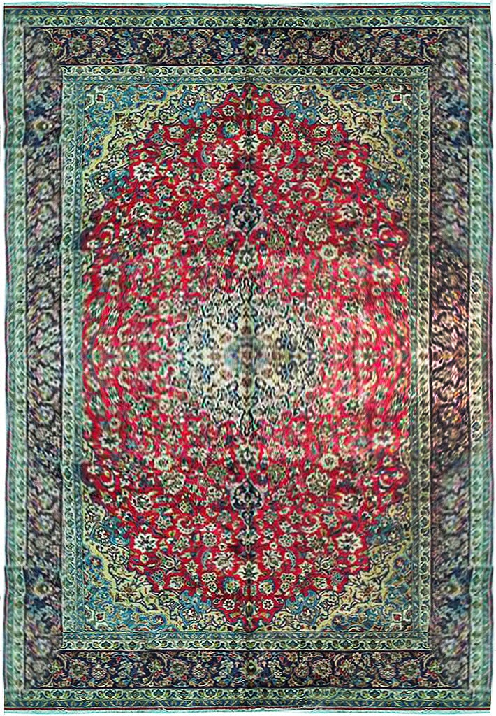 Persian Handmade Najafabad Esfahan Wool Rug 9'11 x 15'11 (1 of 6)