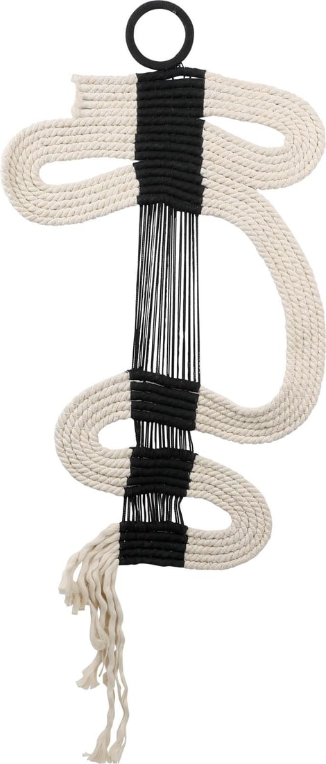 Sleek Mathew Wall Art 63H x 31W Polyester Rope: Sleek Mathew Wall Art 63H x 31W Polyester Rope Elevate your decor with this Modern Mathew Wall Art, designed for sophisticated spaces. Crafted from durable polyester rope, this eye-catching piece adds