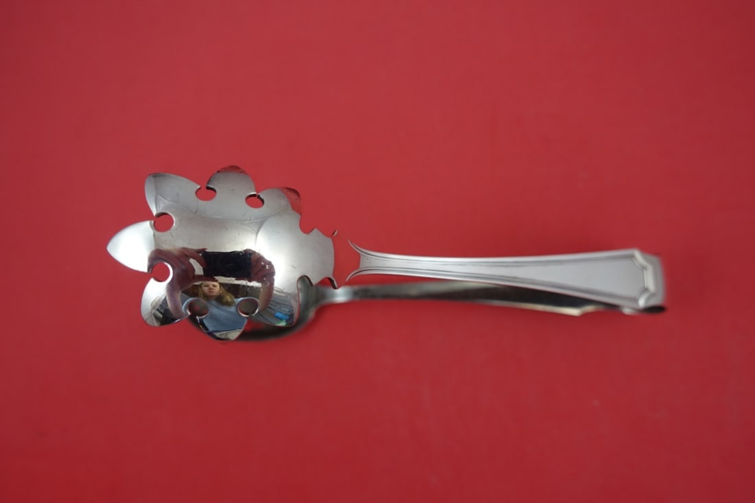Durgin-Gorham Fairfax Sterling Silver Ice Tong 6.5 Inch (1 of 2)