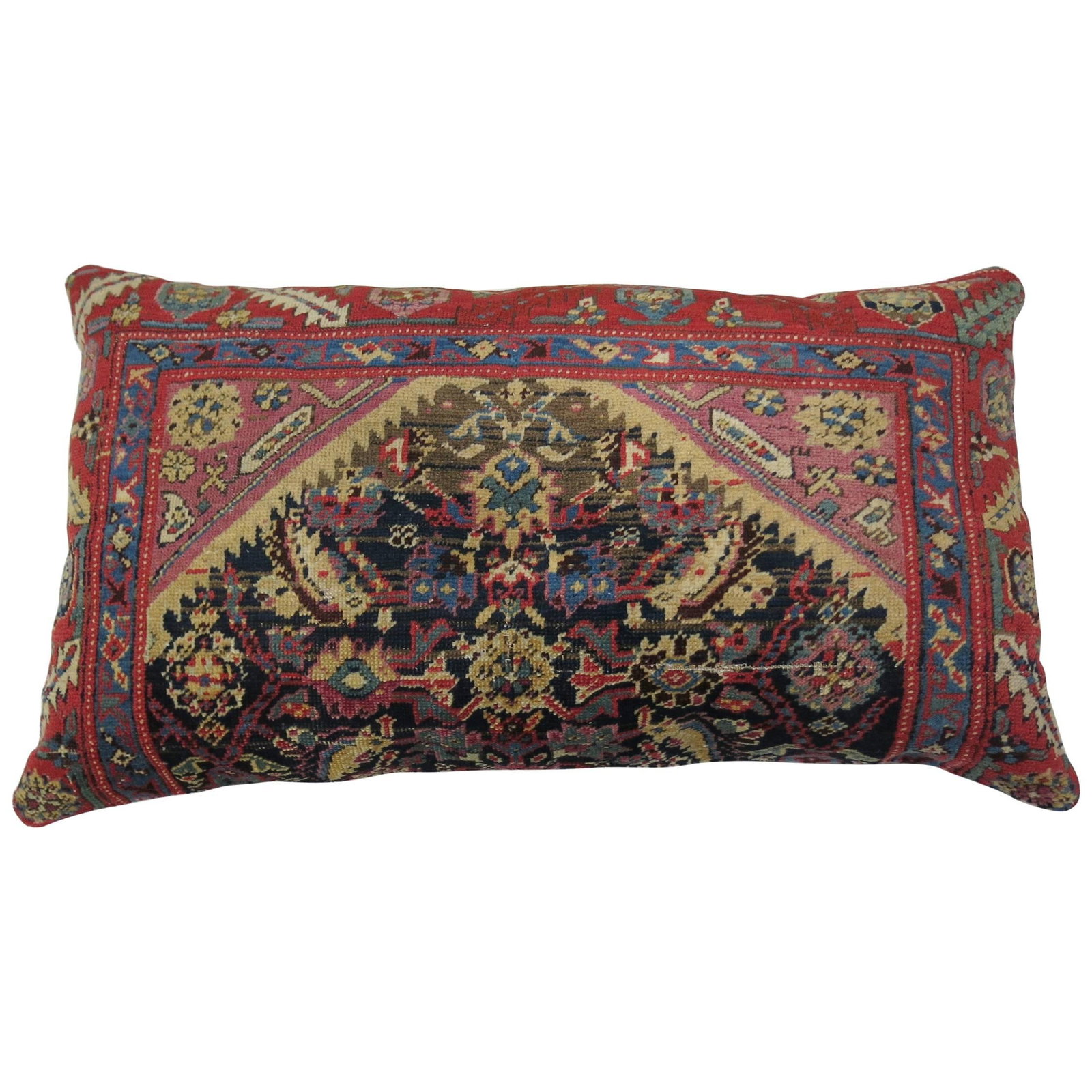 Caucasian Karabagh Rug Floor Pillow 18 x 33 in (1 of 5)