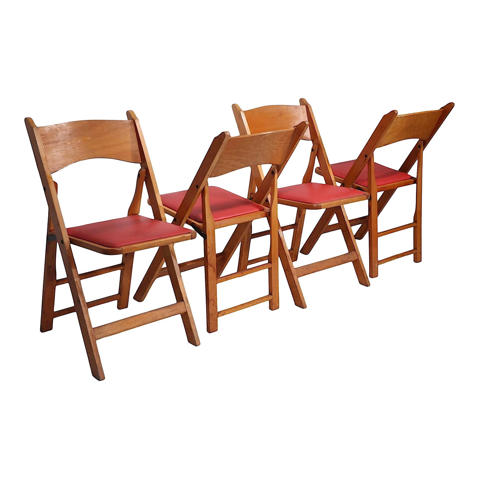 Vintage Set of Four Constructivist Cafe Dining Chairs 1940s 1960s (1 of 10)