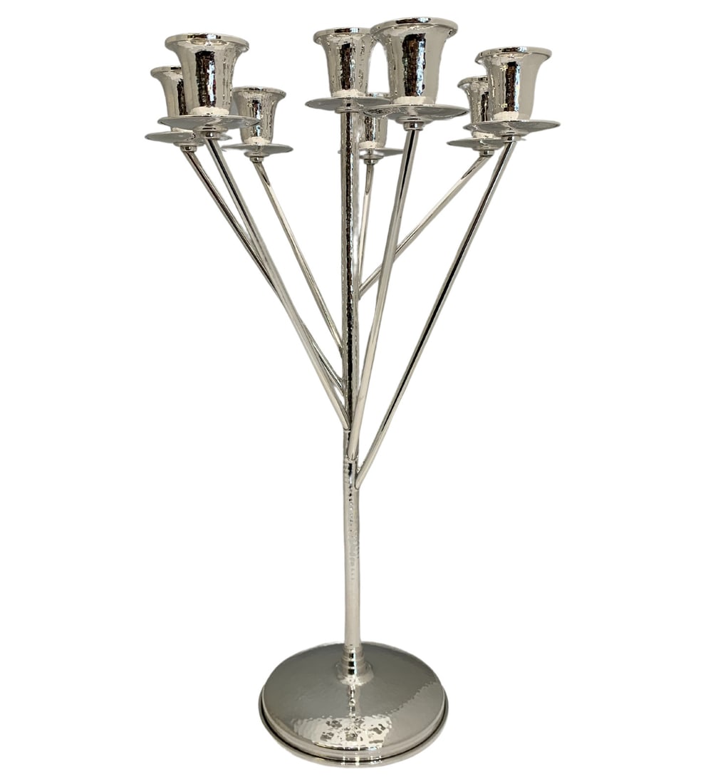 Italian 925 Sterling Silver Handmade 8 Light Candelabra (1 of 4)