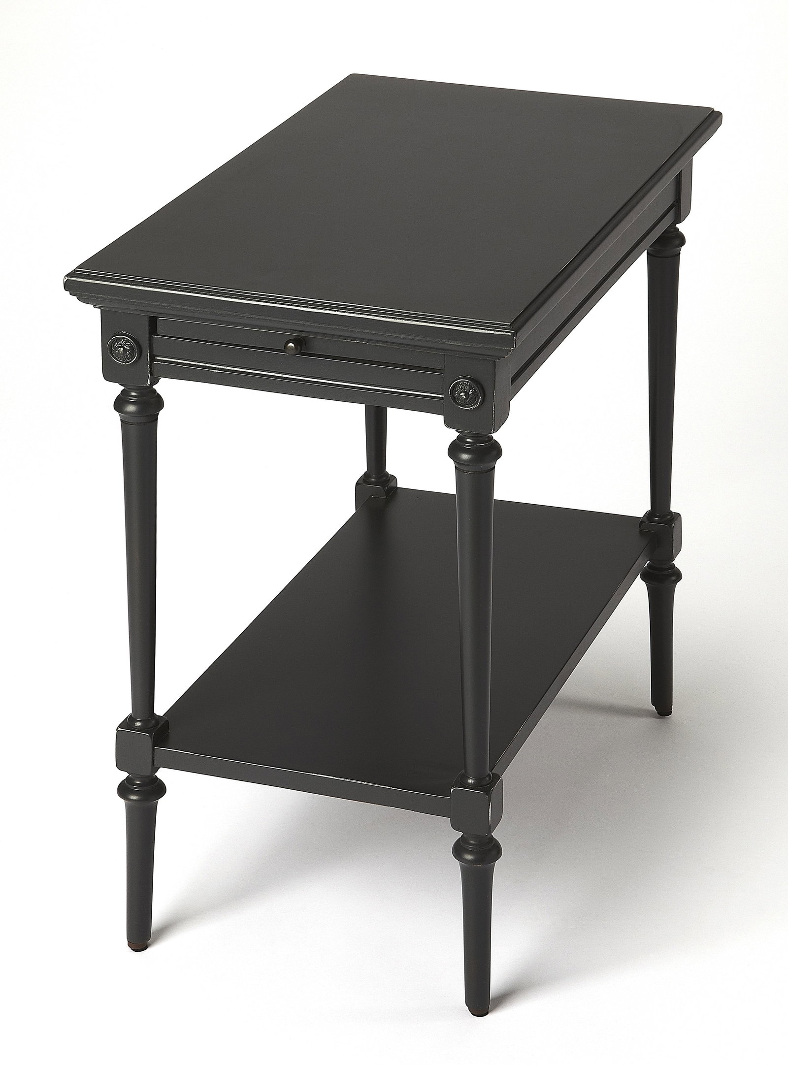 Butler Specialty Mahogany End Table with Hidden Tray (1 of 4)