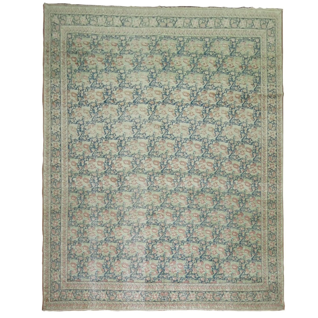 Bessarabian Wool Hand Knotted Floral European Rug 9'10 x 13' (1 of 8)