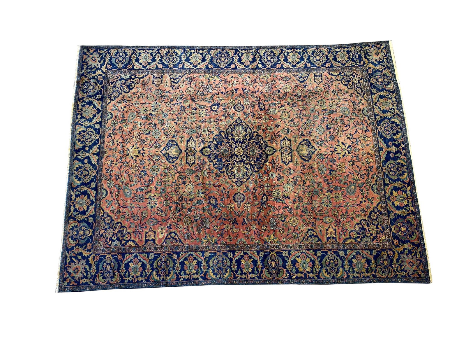 Authentic Antique Persian Rug 11' x 15' Hand-Knotted Soltanabad Design - 2