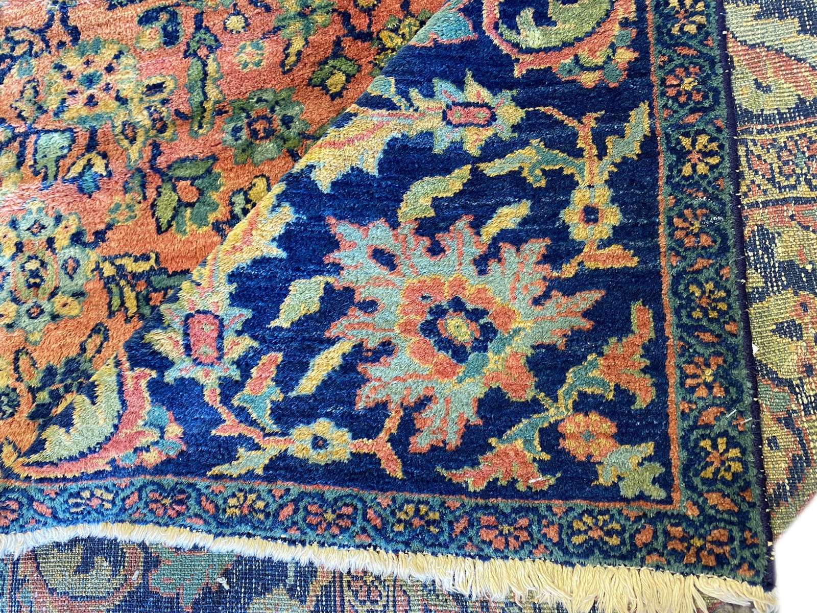 Authentic Antique Persian Rug 11' x 15' Hand-Knotted Soltanabad Design - 7