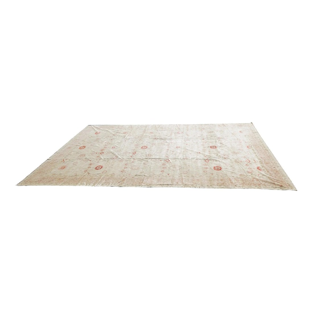 Vintage Hand Woven Oriental Rug 16 x 23 Palatial Size 60 Years Old: Vintage Hand Woven Oriental Rug 16 x 23 Palatial Size 60 Years Old This exquisite hand-woven Oriental vintage rug, measuring approximately 16 x 23 feet (201 x 278 cm), showcases a tightly woven pile w