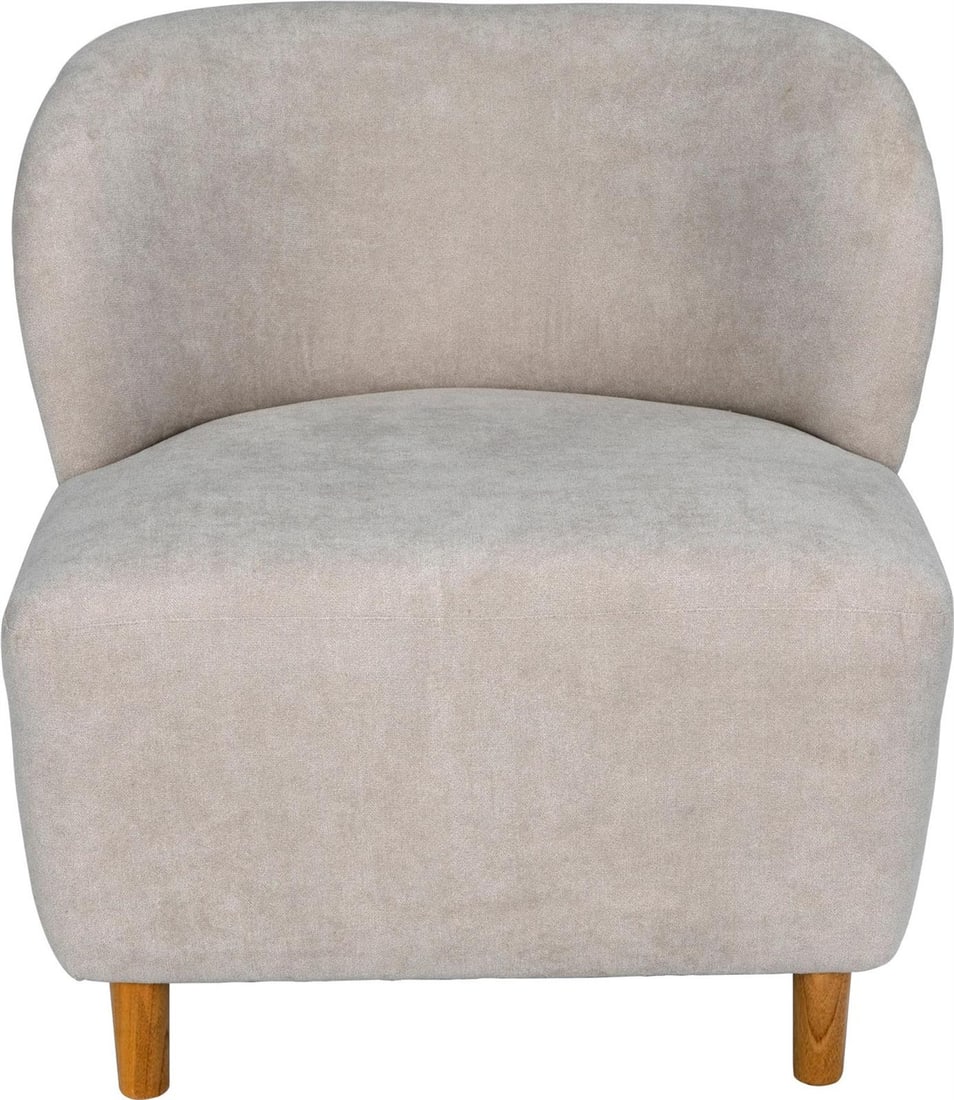 Noir Laffont Chair in Wheat Fabric Contemporary Design (1 of 11)
