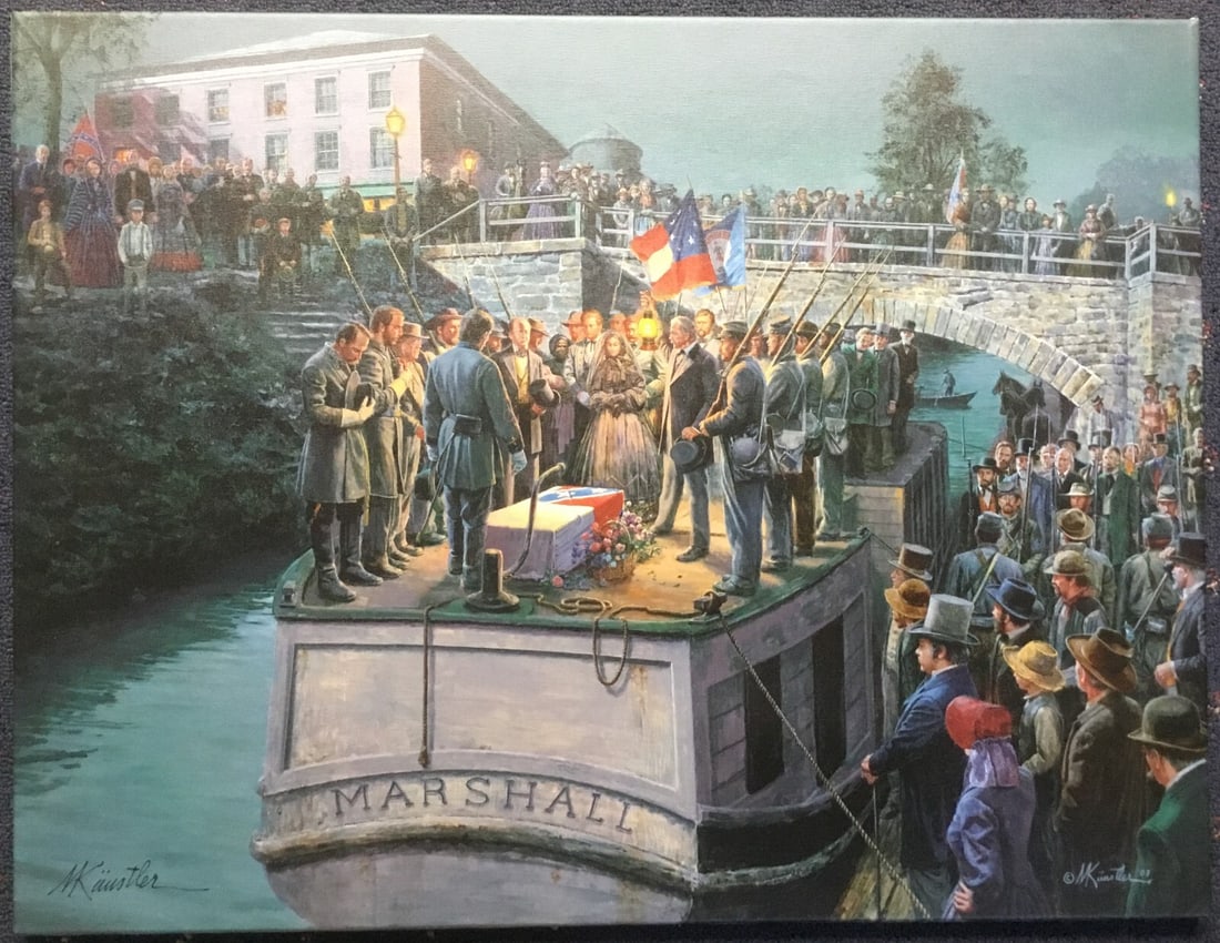 Mort Kunstler Going Home Limited Edition Signed Giclee Print: Mort Kunstler Going Home Limited Edition Signed Giclee Print This stunning giclee print titled "Going Home" by renowned artist Mort Kunstler captures the essence of Civil War history through a realist