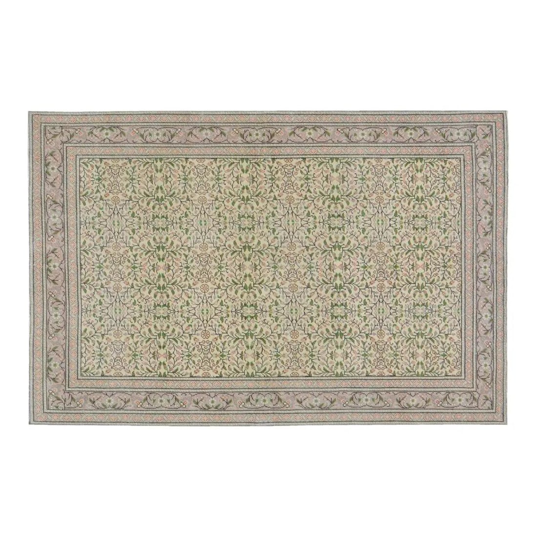 4'9 x 7'1 Anatolian Wool Area Rug Hand Knotted Vintage: 4'9 x 7'1 Anatolian Wool Area Rug Hand Knotted Vintage This vintage Turkish Anatolian rug is hand-knotted from wool using traditional techniques, showcasing the enduring artistry of skilled craftsmen.
