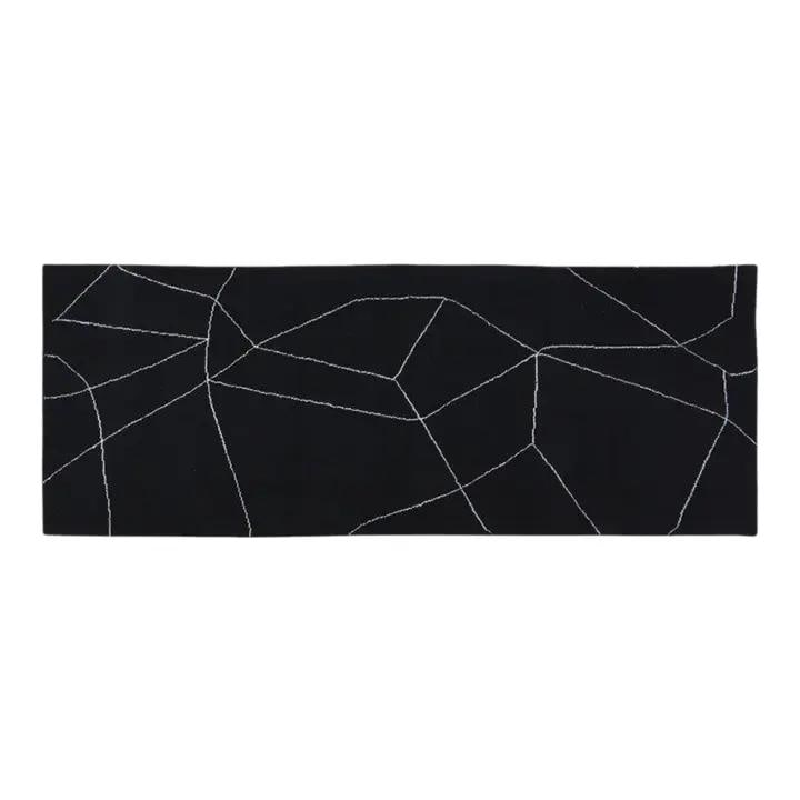 Hand Knotted Moroccan Azilal Wool Rug 2'7x7'1: Hand Knotted Moroccan Azilal Wool Rug 2'7x7'1 This Moroccan Azilal rug is professionally hand-knotted from wool using traditional techniques, combining timeless craftsmanship with a modern design sens