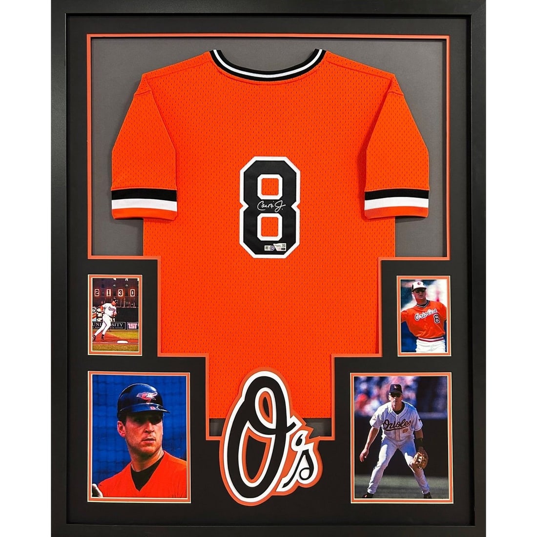 Cal Ripken Autographed Framed Jersey Baltimore Orioles Authenticated by Fanatics (1 of 2)