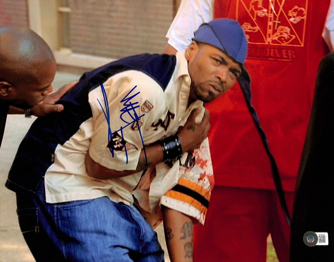 Method Man Signed 11x14 Photo from The Wire Beckett Authenticated: Method Man Signed 11x14 Photo from The Wire Beckett Authenticated This stunning 11x14 photograph features the signature of Method Man, renowned for his role as "Melvin Wagstaff" in the acclaimed TV se