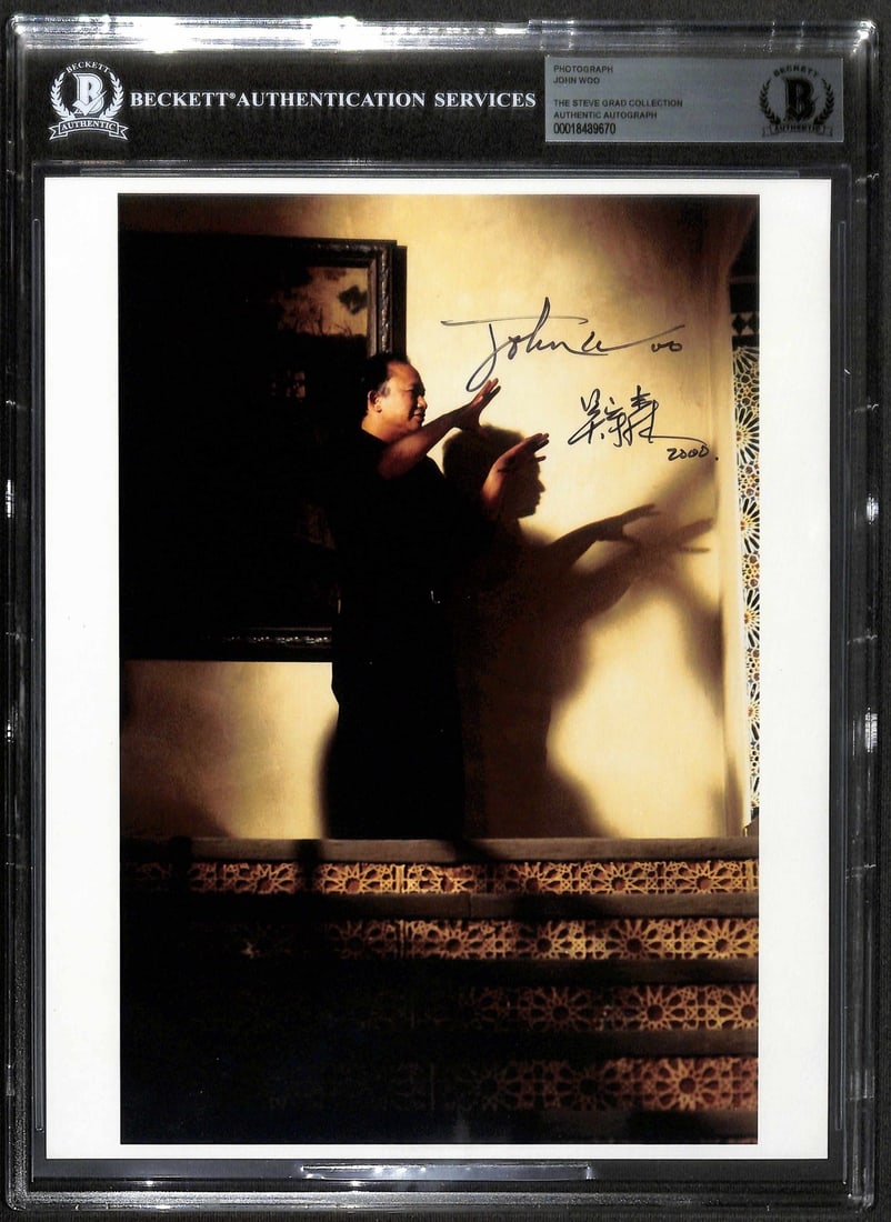 John Woo Signed 8x10 Photo BAS Certified Legendary Director (1 of 1)
