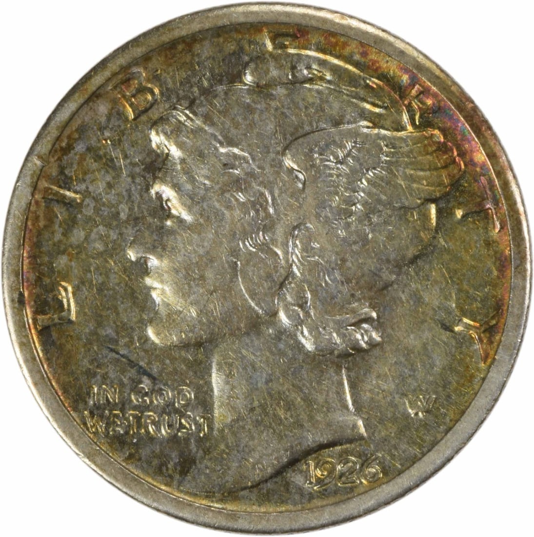 1926-S Mercury Dime 90% Silver Uncertified by Adolph Weinman (1 of 2)