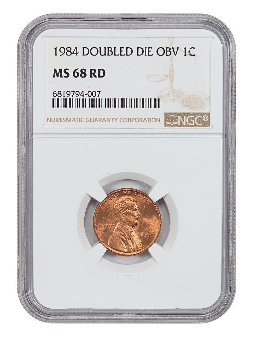 Lincoln Cent 1984 Doubled Die Obverse NGC MS68RD Philadelphia (1 of 4)