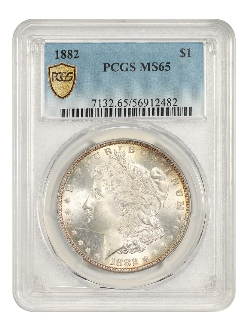 PCGS MS65 1882 Morgan Silver Dollar (1 of 5)