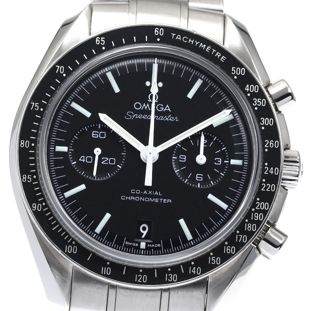 Omega Speedmaster Co Axial Automatic Chronograph Wristwatch: Omega Speedmaster Co Axial Automatic Chronograph Wristwatch This is an OMEGA Speedmaster 311.30.44.51.01.002 Co-Axial Chronograph automatic wristwatch, designed for men. Made in Switzerland, it featur