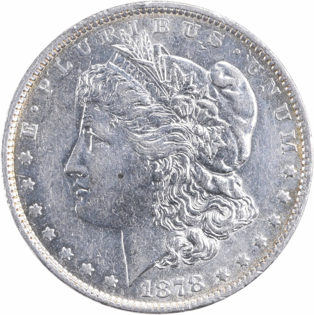 1878 Morgan Silver Dollar AU Uncertified Coin by George T. Morgan (1 of 2)