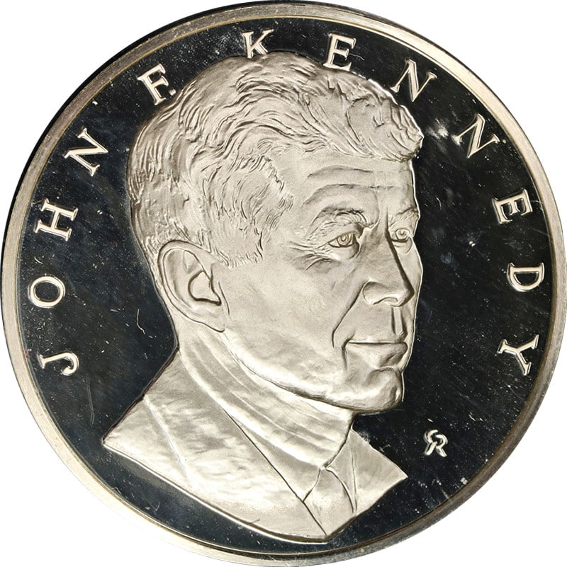 1973 John F Kennedy Sterling Silver Medal .925 Fine OGP COA (1 of 3)