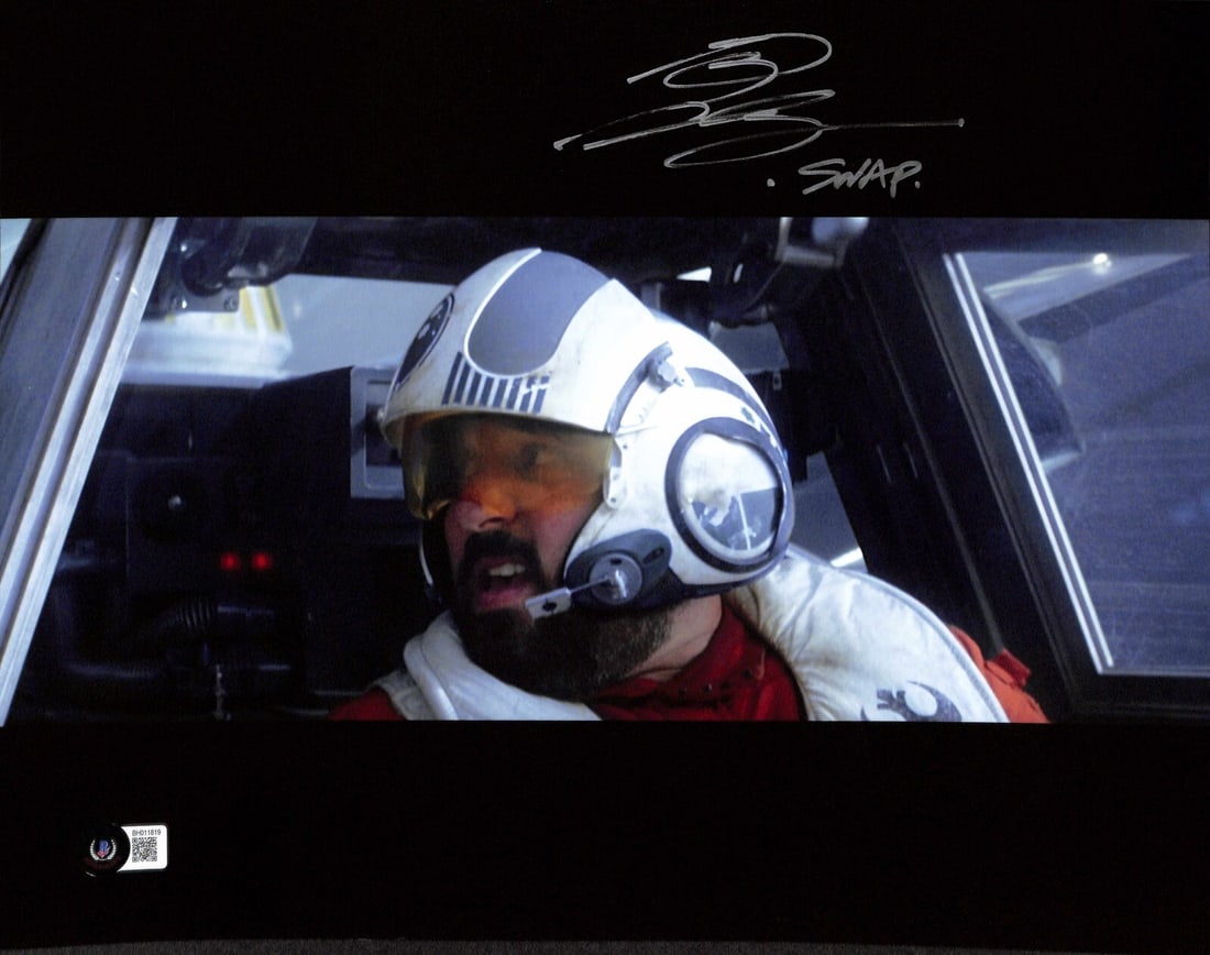 Greg Grunberg Signed 11x14 Snap Wexley Photo Star Wars Beckett Certified (1 of 1)