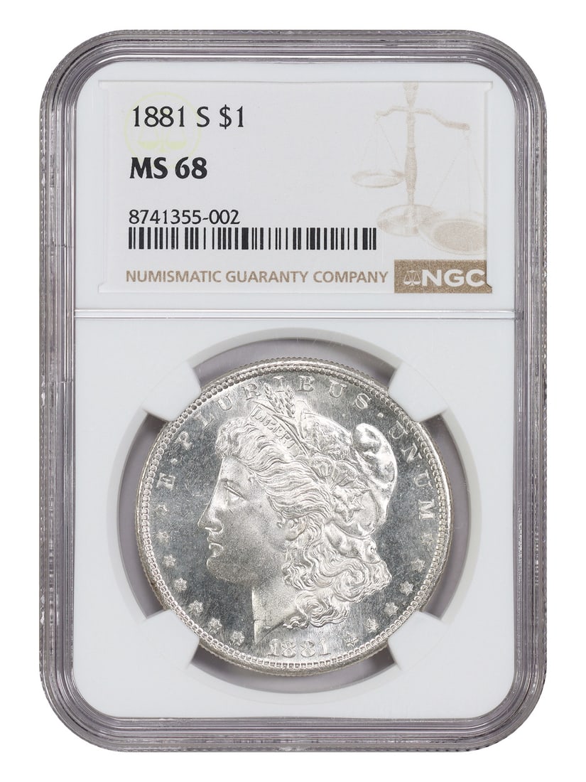 1881-S Morgan Silver Dollar NGC MS68 San Francisco Mint (1 of 4)