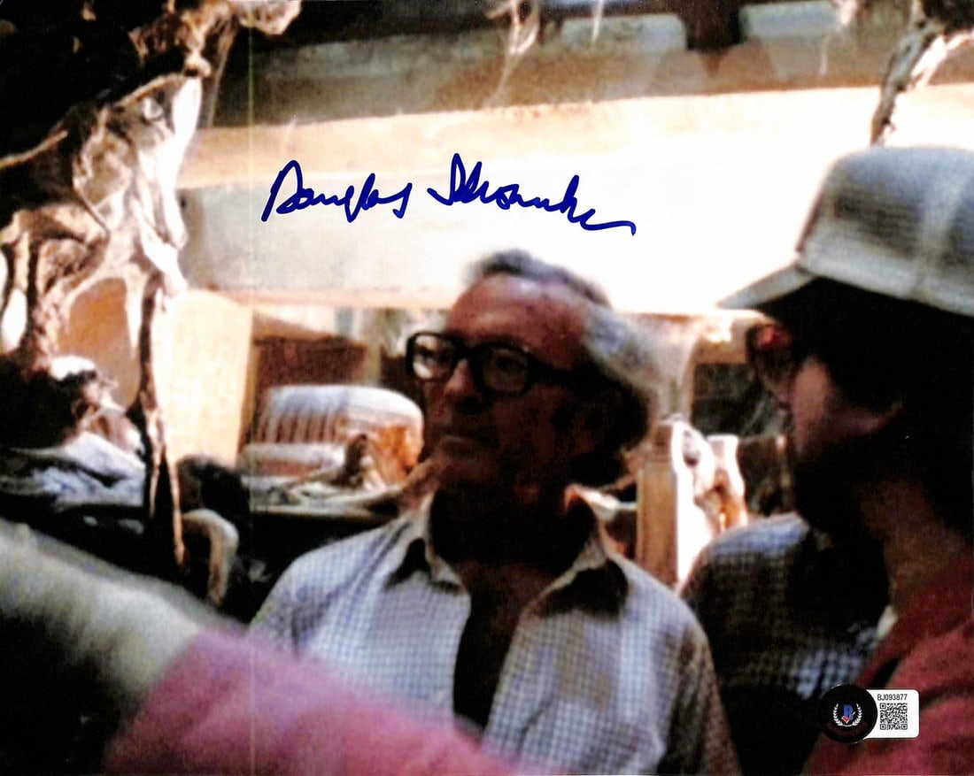 Douglas Slocombe Signed 8x10 Raiders of the Lost Ark Photo Beckett Certified (1 of 1)
